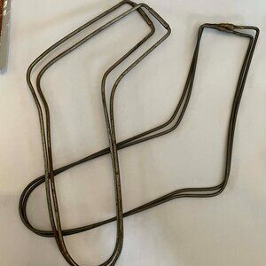 2 PAIRS OF AUTHENTIC ANTIQUE METAL SOCK BLOCKERS
